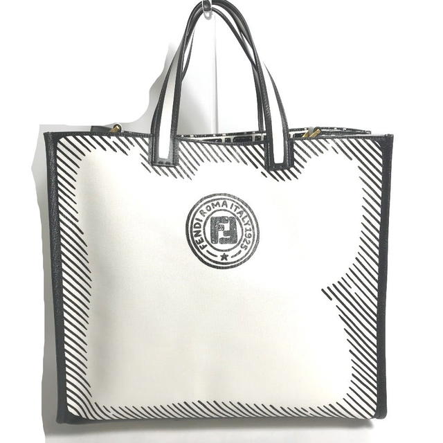 Fendi FENDI 8BH357 Joshua Vides collaboration Shopper bag Shoulder Bag Tote Bag - view 2