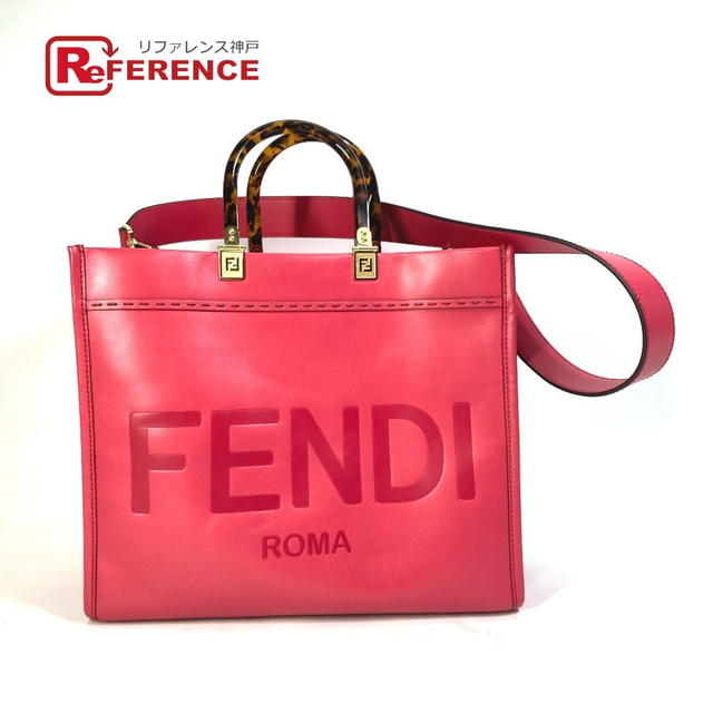 Fendi FENDI 8BH386 Shoulder Bag Sunshine Shopper 2WAY bag Tote Bag Leather pink - view 1