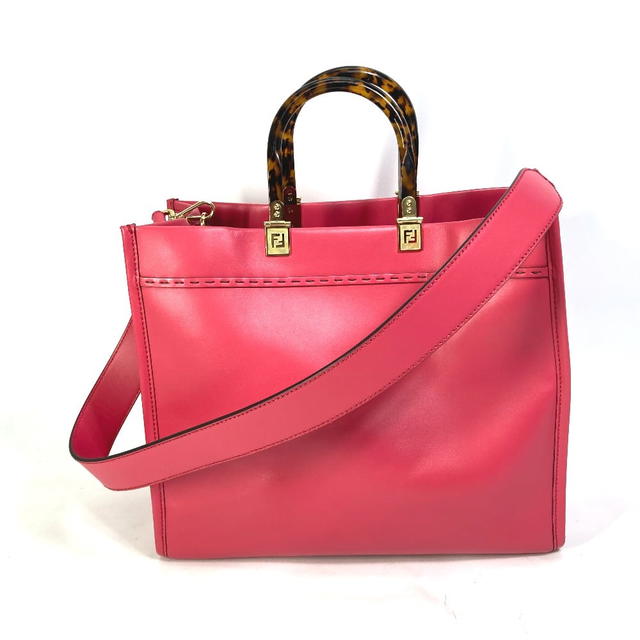 Fendi FENDI 8BH386 Shoulder Bag Sunshine Shopper 2WAY bag Tote Bag Leather pink - view 3