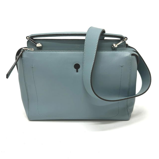 Fendi FENDI 8BN293 Dot com 2WAY Hand Bag Leather blue - view 2