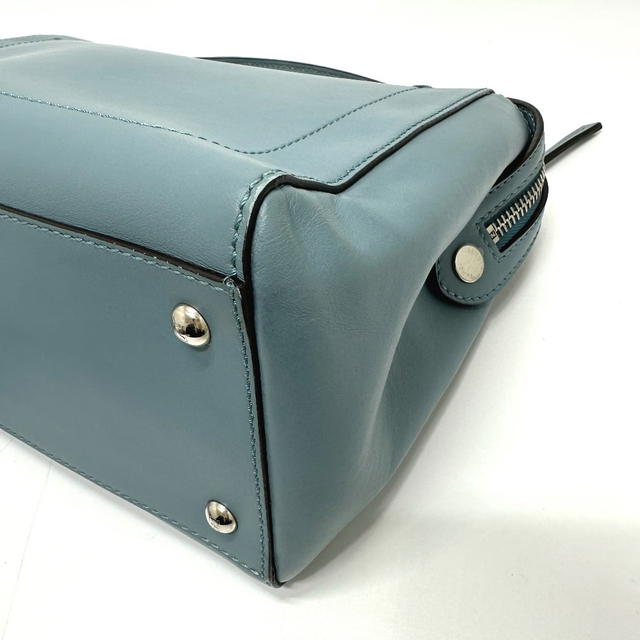 Fendi FENDI 8BN293 Dot com 2WAY Hand Bag Leather blue - view 5