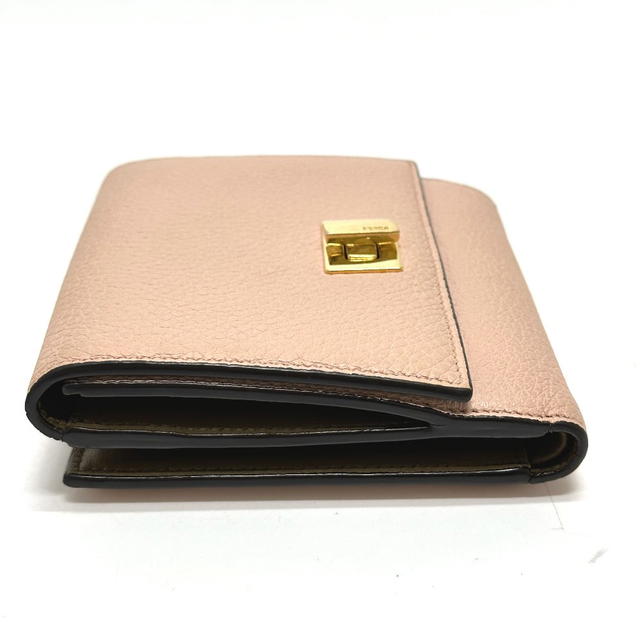 Fendi FENDI 8M0438 Peekaboo Wallet Folded wallet Leather pink - view 5