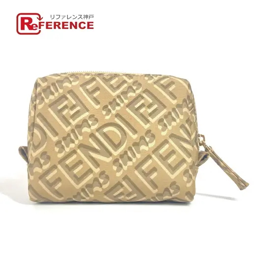 Buy FENDI 8N0179 SKIMS collaboration logo Multi Pouch Cosmetics Pouch Nylon Beige at Sasom – Authentic and Ready to Ship