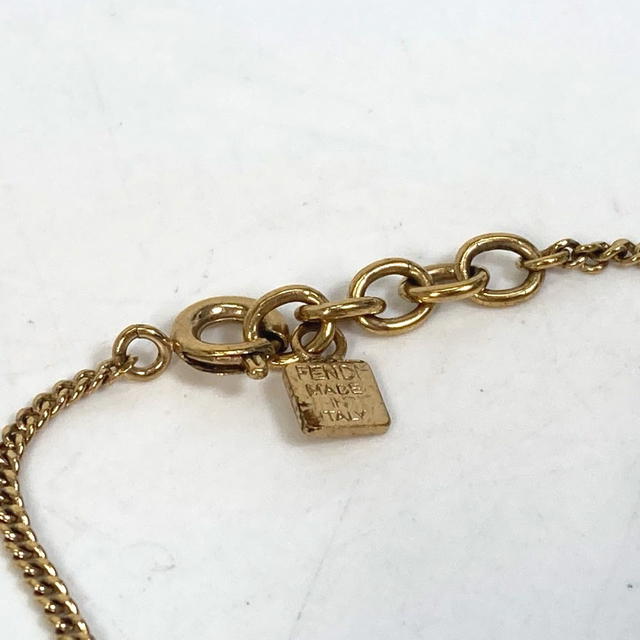 Fendi FENDI Accessories logo Bracelet Metal Gold - view 2