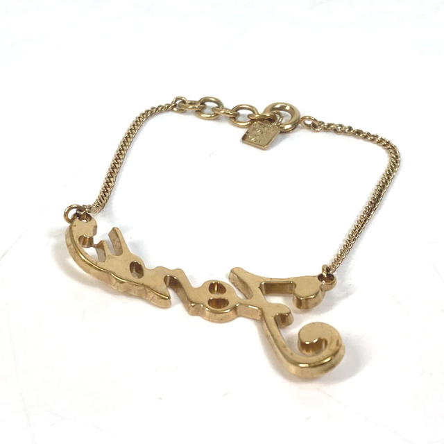Fendi FENDI Accessories logo Bracelet Metal Gold - view 3
