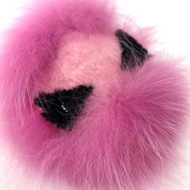 Fendi FENDI Bag Charm BAG BUGS Bag Charm Fur Pink - view 3