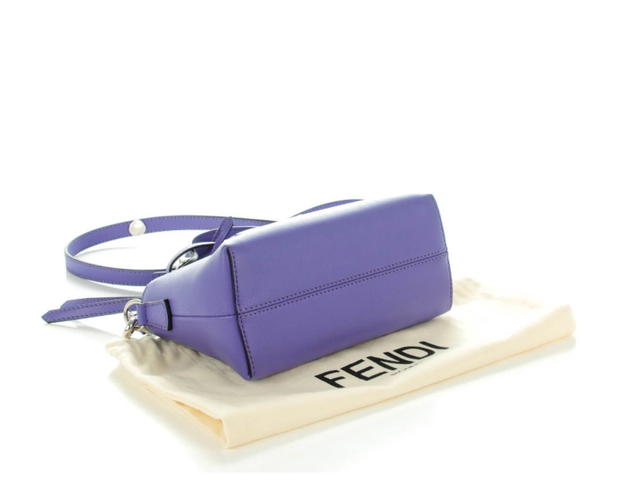 Fendi Fendi Calfskin Mini By The Way Boston Bag Cassis - view 3