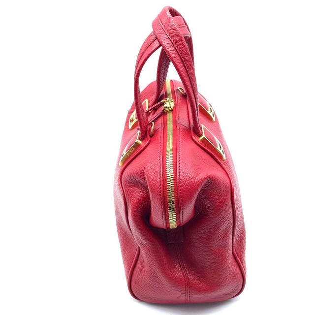 Fendi FENDI chameleon Shoulder Bag Hand Bag 2way bag Red Leather - view 3