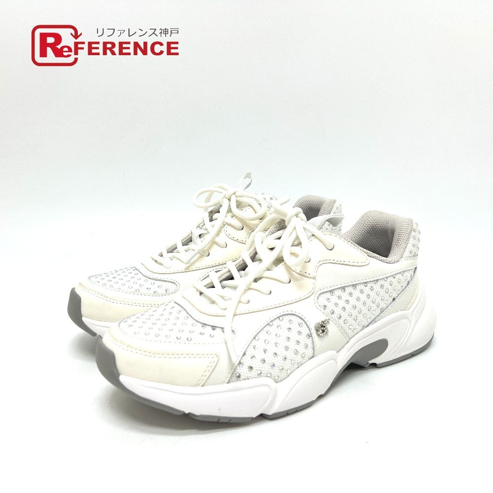 Sergio Rossi FENDI crystal shoes sneakers