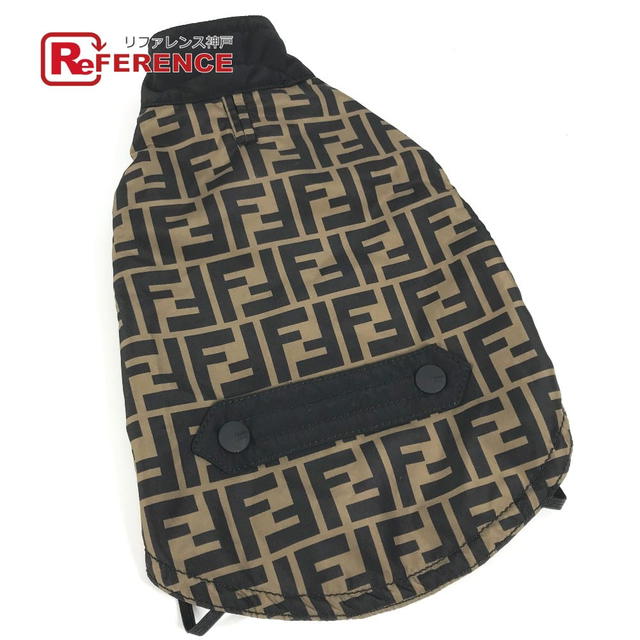 Fendi FENDI Dog Puppy Doggie Zucca dog clothes Dog wear Nylon Brown/Black - view 1