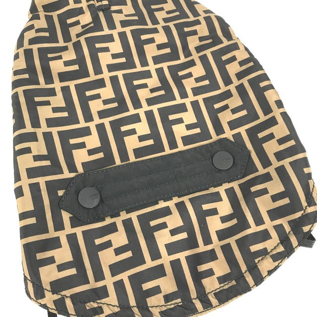 Fendi FENDI Dog Puppy Doggie Zucca dog clothes Dog wear Nylon Brown/Black - view 4
