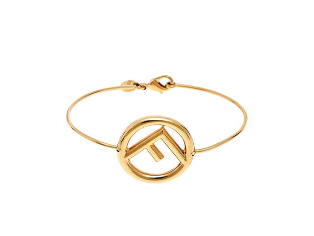 Fendi Fendi F is Fendi Gold Tone Bracelet - view 1