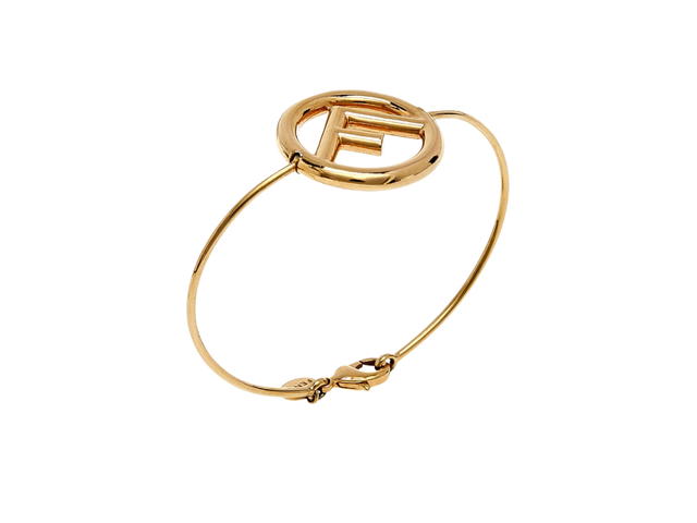 Fendi Fendi F is Fendi Gold Tone Bracelet - view 2