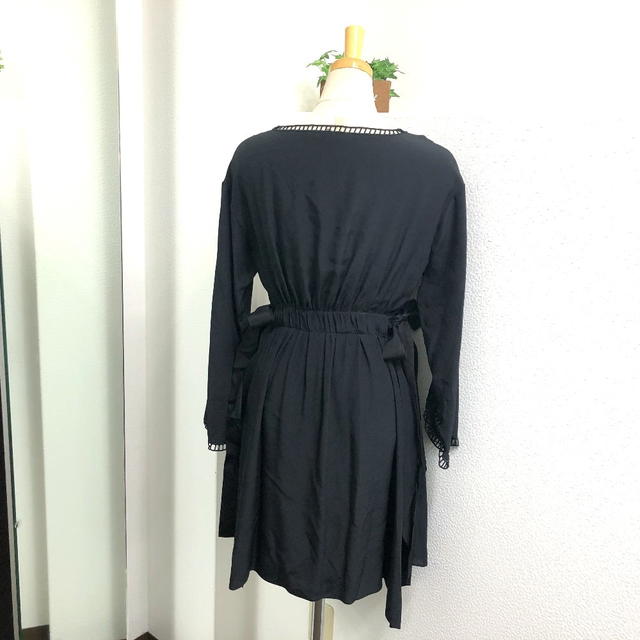 Fendi FENDI FD9361 Lace Apparel Dress Skirt Dress silk Black - view 3