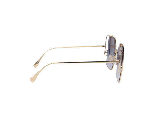 Fendi Fendi FE40038U Sunglasses In Gold Metal Frame With Grey Lens - view 3