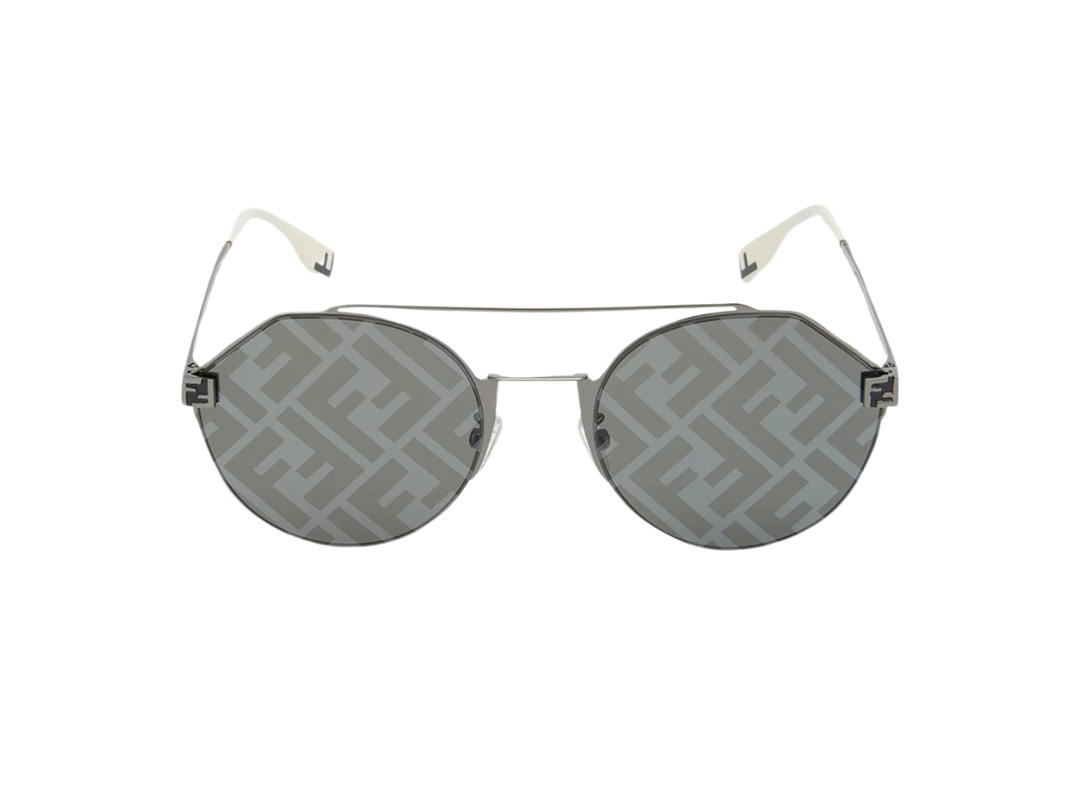 Fendi Fendi FE40060U16X Sunglasses In Server Frame Metal With Silver Lens