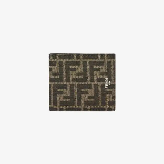 Fendi Fendi FF Fabric Bifold Wallet Brown - view 1