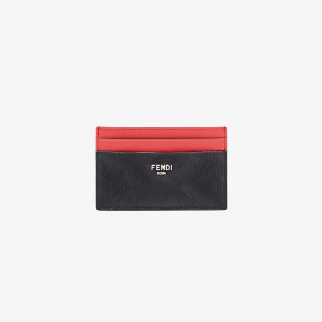 Fendi Fendi FF Roma Leather Card Holder Black - view 1