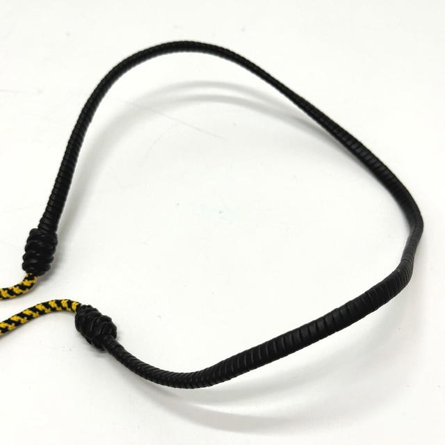 Fendi FENDI FF Vertigo Choker Accessories Necklace Leather / polyester Black/yellow - view 5