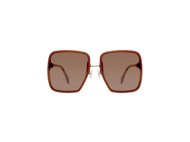 Fendi Fendi FF0402/S Sunglasses In Orange Frame With Brown Len - view 2
