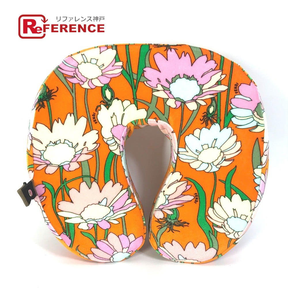 Fendi FENDI Flower pattern Neck pillow & eye mask set travel set travel cushion