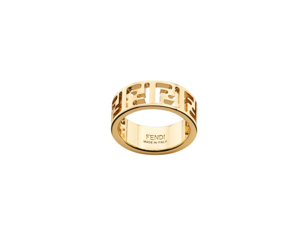 Fendi Fendi Forever Fendi Ring In Gold-Finish Metal