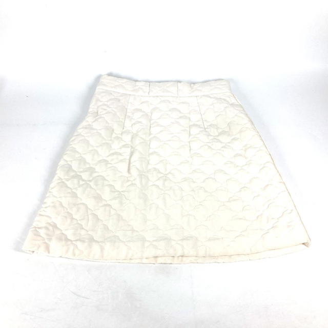 Fendi FENDI FQ7144 Quilted Bottoms apparel skirt silk White - view 2