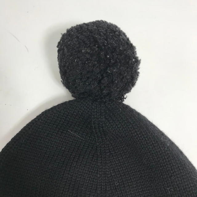 Fendi FENDI FXQ056 Bicolor with logo pompom beanie hat knit hat knit cap - view 3