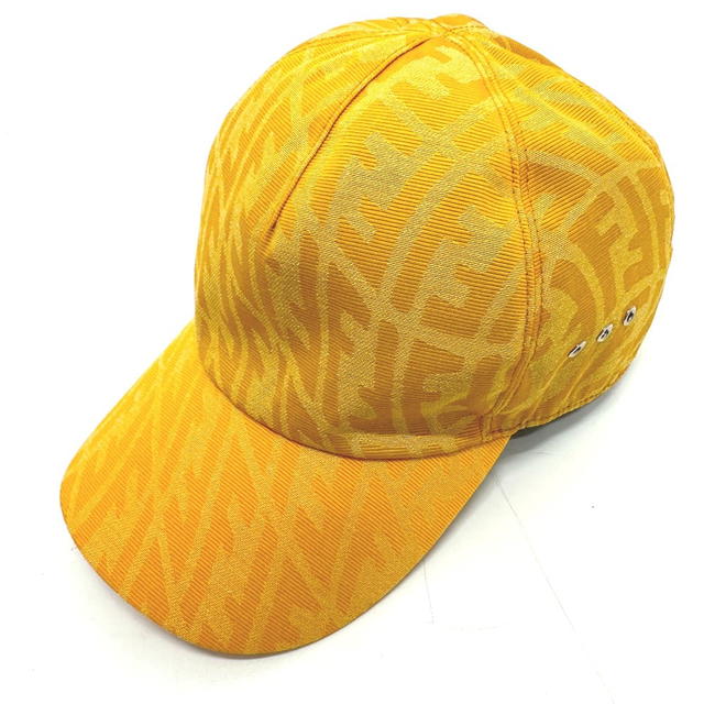 Fendi FENDI FXQ768 Zucca Baseball cap hat cap Canvas yellow - view 2