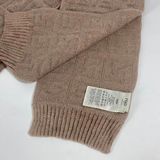 Fendi FENDI FXT283 Logo FF Scarf Nylon / Rayon Beige - view 4