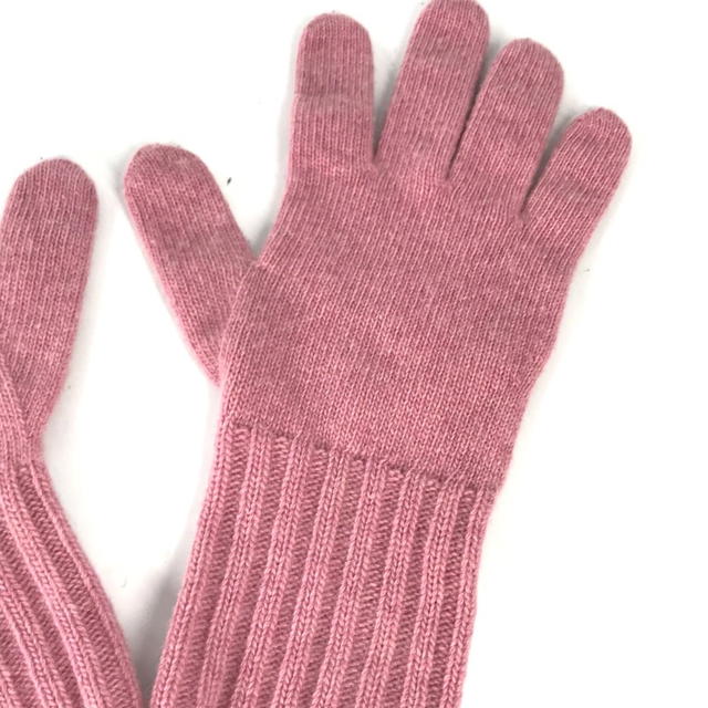 Fendi FENDI FXY554 Zucca patch Glove gloves Wool / Cashmere pink - view 4