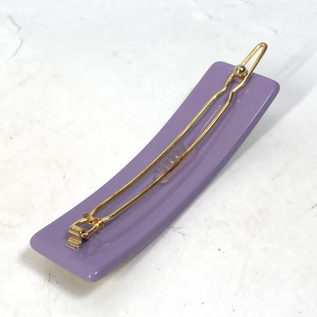Fendi FENDI JFP402 hairpin FF hair clip logo hair accessory Barrette purple/yellow - view 3