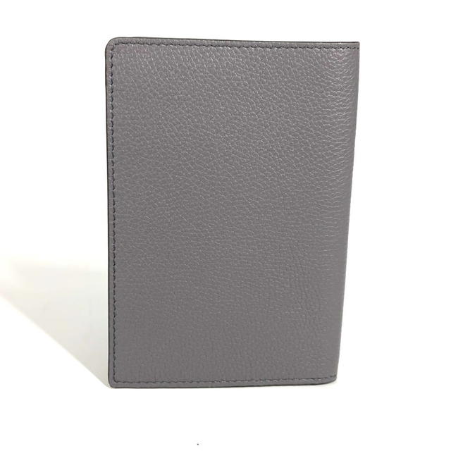 Fendi FENDI logo Cover Stationery passport case Leather gray - view 3