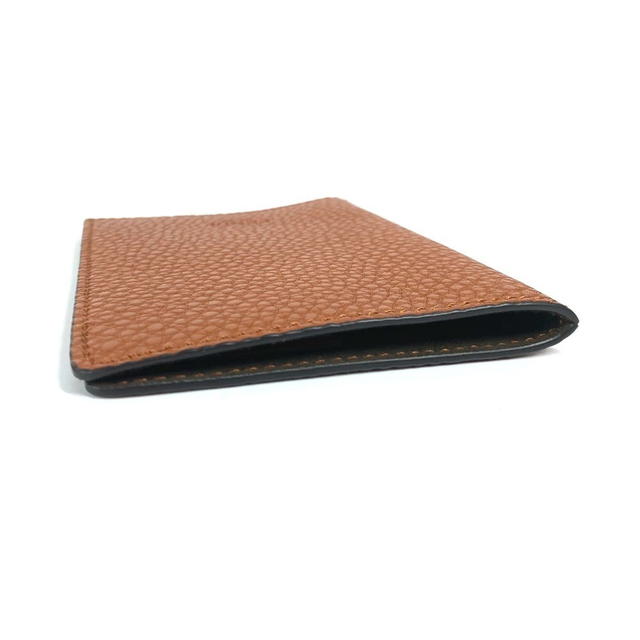 Fendi FENDI logo Passport Cover Stationery passport case Leather Brown - view 5