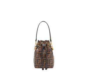 Buy Fendi Mon Tresor Mini Bag In Calf Leather With Gold-Finish Metal Brown at Sasom – Authentic and Ready to Ship