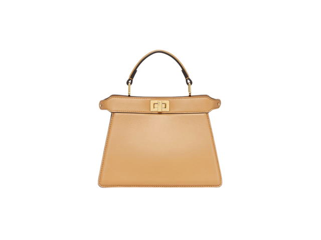 Fendi Fendi Peekaboo ISeeU Petite In Beige Padded Nappa Leather Bag With Gold-Finish Metalware - view 1