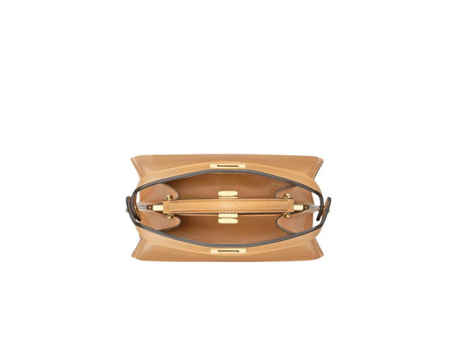 Fendi Fendi Peekaboo ISeeU Petite In Beige Padded Nappa Leather Bag With Gold-Finish Metalware - view 3