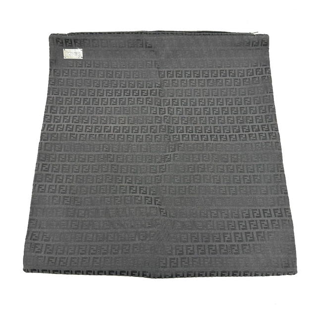 Fendi FENDI pillow pillow interior Zucchino cushion cover only cushion Nylon Black - view 4