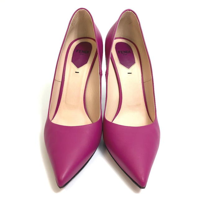 Fendi FENDI Pointed toe High heels pumps Leather purple 9 - view 2