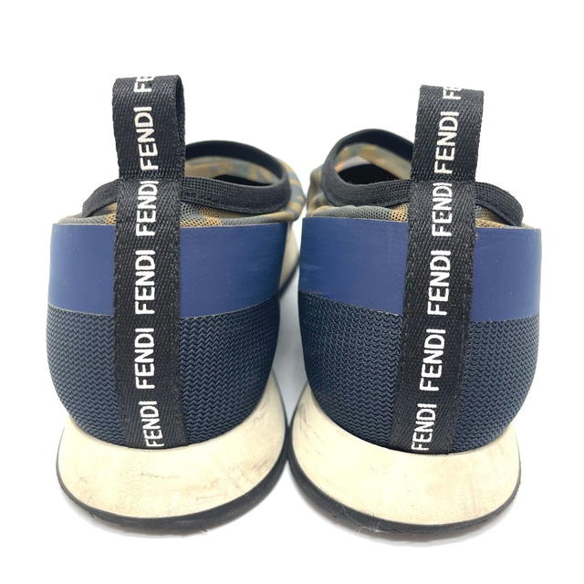 Fendi FENDI Sports Zucca FF Sneakers mesh Brown x navy - view 3