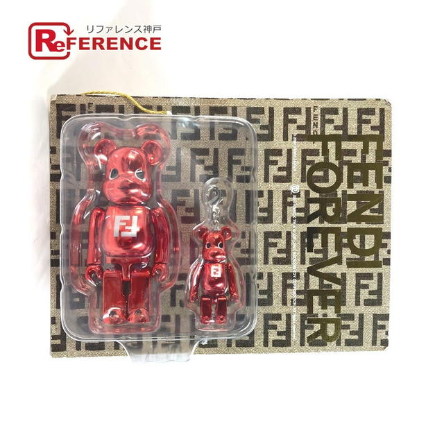 Fendi FENDI Unopened Medicom Toy BE @ RBRICK FENDI FOREVER charm Plastic Red Unused - view 1