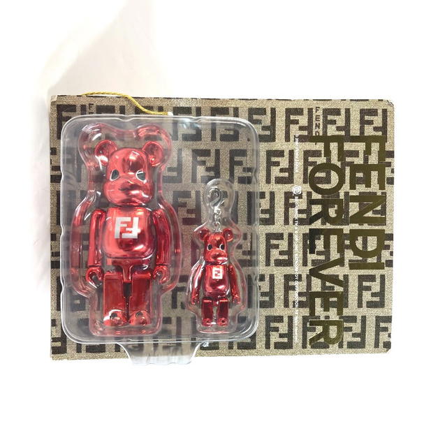 Fendi FENDI Unopened Medicom Toy BE @ RBRICK FENDI FOREVER charm Plastic Red Unused - view 2