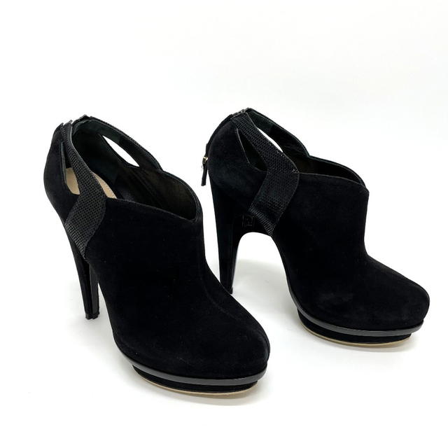 Fendi FENDI VERO CUOIO High Heels Boots Bootie Leather Black - view 2