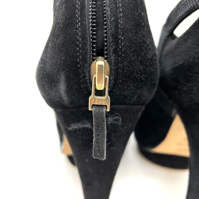 Fendi FENDI VERO CUOIO High Heels Boots Bootie Leather Black - view 4