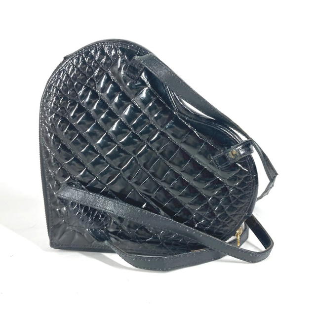Fendi FENDI vintage heart backpack bag Backpack Leather Black - view 3