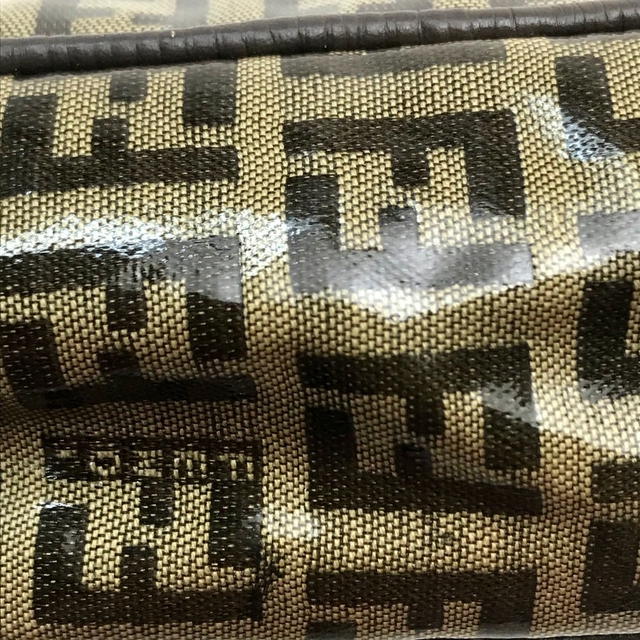 Fendi FENDI vintage Zucca FF pattern logo stamp Cross body Shoulder Bag Vinyl Leather - view 4