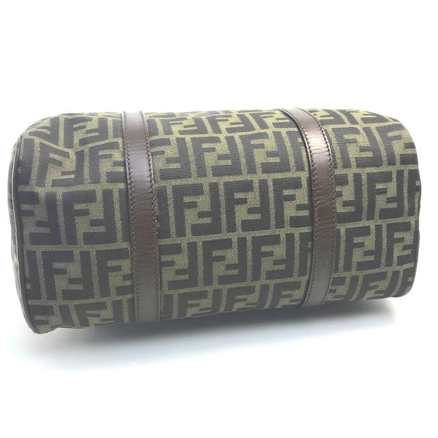 Fendi FENDI Zucca FF pattern Mini Duffle Bag Hand Bag Canvas/Leather Brown - view 5