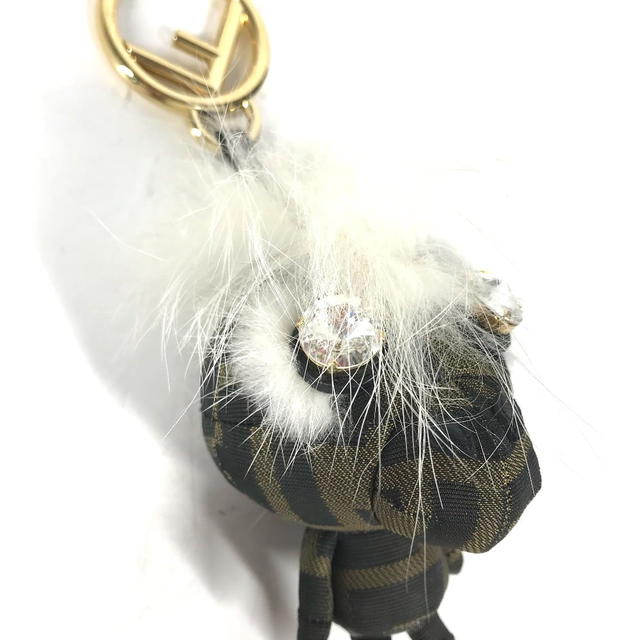Fendi FENDI ZUCCA Logo Monster Space Monkey Key Holder Monkey Bag Charm - view 4