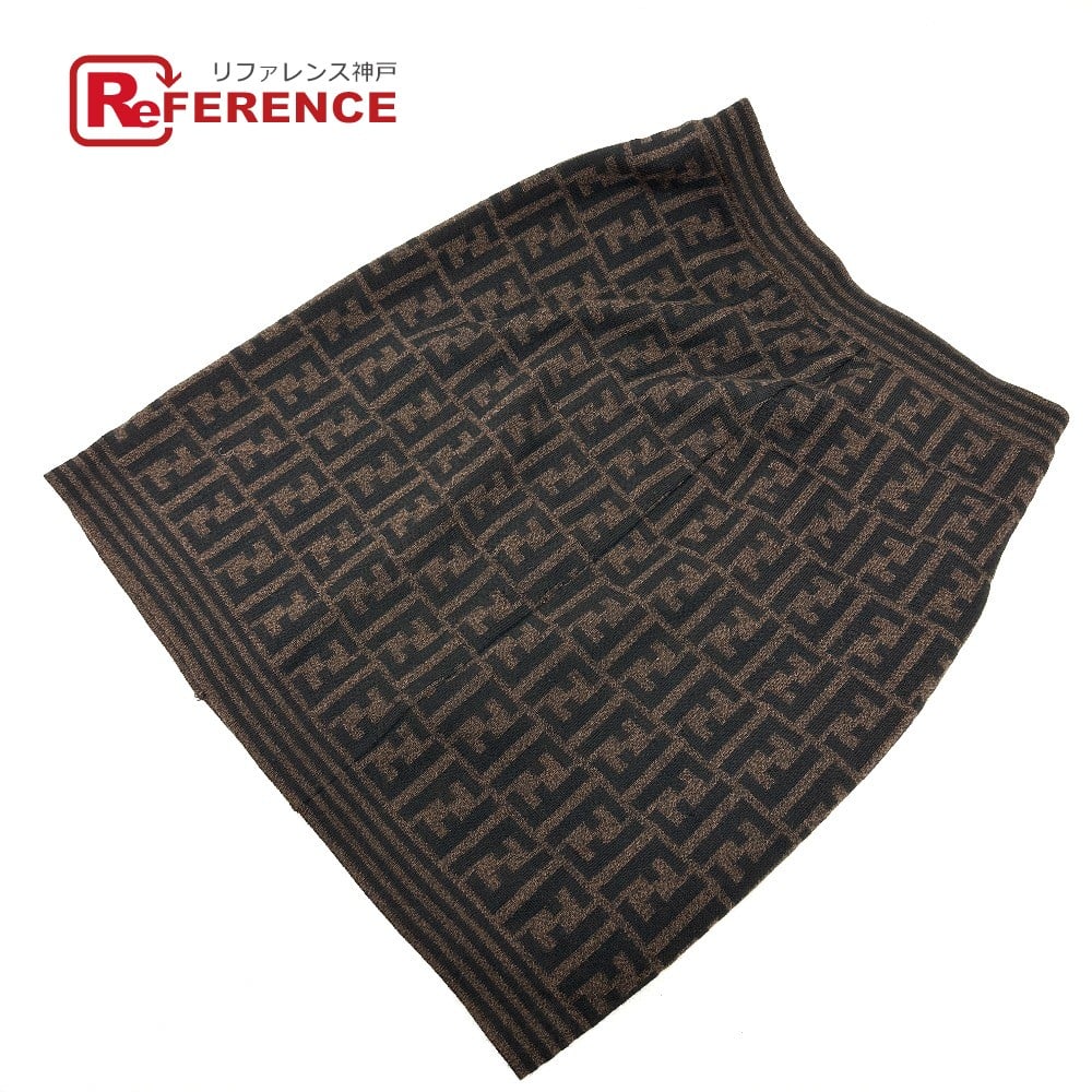 Fendi FENDI Zucca  skirt wool Brown