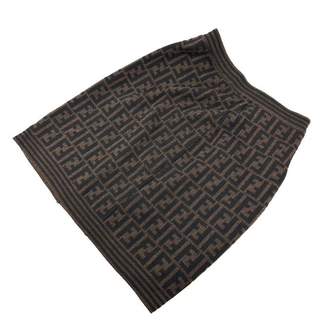 Fendi FENDI Zucca  skirt wool Brown - view 2